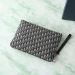 pochette Dior A4 cerniera borsa Dior Oblique nera pochette Dior A4 cerniera borsa Dior Oblique nera