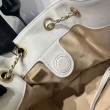 Zaino Chanel 25B Medio in Vitello Granato Bianco AS5600