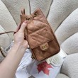 Zaino Chanel 25B Medio in Vitello Granato Marrone AS5600