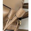 Zaino con coulisse da donna Fendi Cappuccino Vintage Albicocca