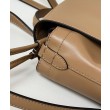 Zaino con coulisse da donna Fendi Cappuccino Vintage Albicocca