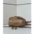 Zaino con coulisse da donna Fendi Cappuccino Vintage Albicocca