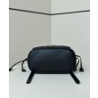 Zaino con coulisse da donna Fendi Cappuccino Vintage Nero