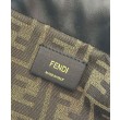 Zaino con coulisse da donna Fendi Cappuccino Vintage Nero