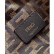 Zaino con coulisse in tessuto jacquard FF Fendi 8BZ057 Caffè