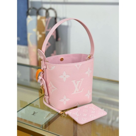 Replica LV ALL IN BB Tote Bag bicolore M14356 Rosa Imitazioni Replica qualità specchio LV ALL IN BB Tote Bag bicolore M14356 Rosa