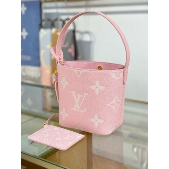 Replica LV ALL IN BB Tote Bag bicolore M14356 Rosa Imitazioni Replica qualità specchio LV ALL IN BB Tote Bag bicolore M14356 Rosa