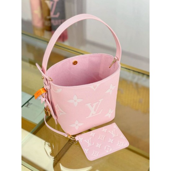 Replica LV ALL IN BB Tote Bag bicolore M14356 Rosa Imitazioni Replica qualità specchio LV ALL IN BB Tote Bag bicolore M14356 Rosa