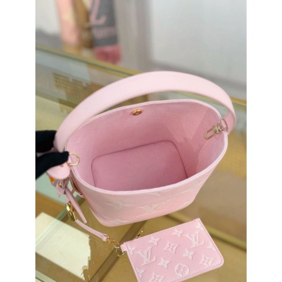 Replica LV ALL IN BB Tote Bag bicolore M14356 Rosa Imitazioni Replica qualità specchio LV ALL IN BB Tote Bag bicolore M14356 Rosa