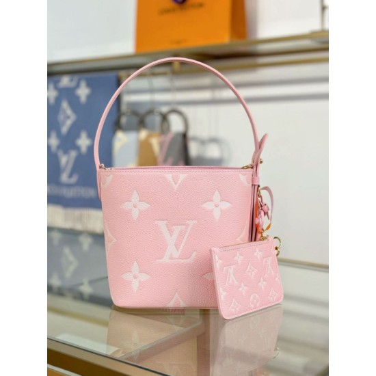 Replica LV ALL IN BB Tote Bag bicolore M14356 Rosa Imitazioni Replica qualità specchio LV ALL IN BB Tote Bag bicolore M14356 Rosa