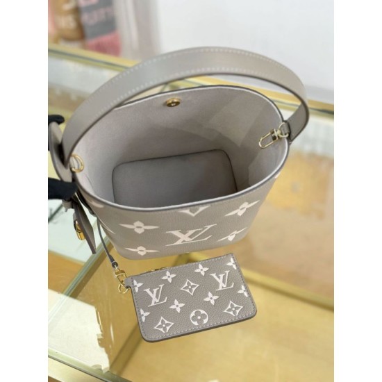 Replica LV All In BB Tote Bag bicolore M13045 Grigio Imitazioni Replica qualità specchio LV All In BB Tote Bag bicolore M13045 Grigio