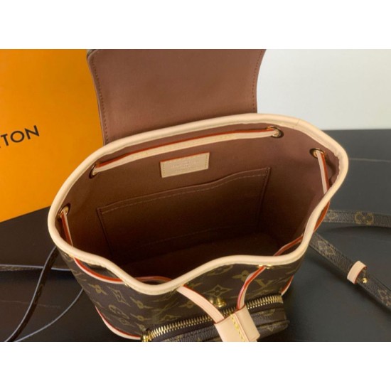 Replica qualità specchio Louis Vuitton Montsouris Mini Zaino M11199 Monogram