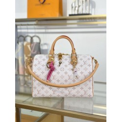 Louis Vuitton Speedy Soft 30 Lucky Bag M15108 Bianco bicolore