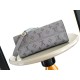 Replica LV Mini borsa tote Onthego m45653 m12465 grigio Imitazioni Replica qualità specchio LV Mini borsa tote Onthego m45653 m12465 grigio