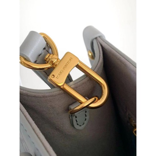 Replica LV Mini borsa tote Onthego m45653 m12465 grigio Imitazioni Replica qualità specchio LV Mini borsa tote Onthego m45653 m12465 grigio