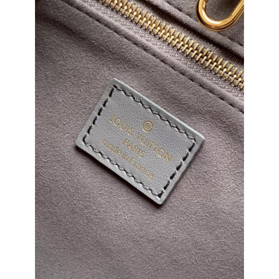 Replica LV Mini borsa tote Onthego m45653 m12465 grigio Imitazioni Replica qualità specchio LV Mini borsa tote Onthego m45653 m12465 grigio