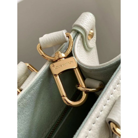 Replica qualità specchio LV Mini borsa tote Onthego M45661 M45653 Beige