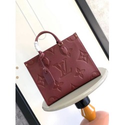 Bora Pari all'originale replica tote Louis Vuitton Onthego MM M45607 M45595 Rosso