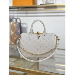 Qualità superiore replica Speedy Bandoulière 25 M26690 Bianco