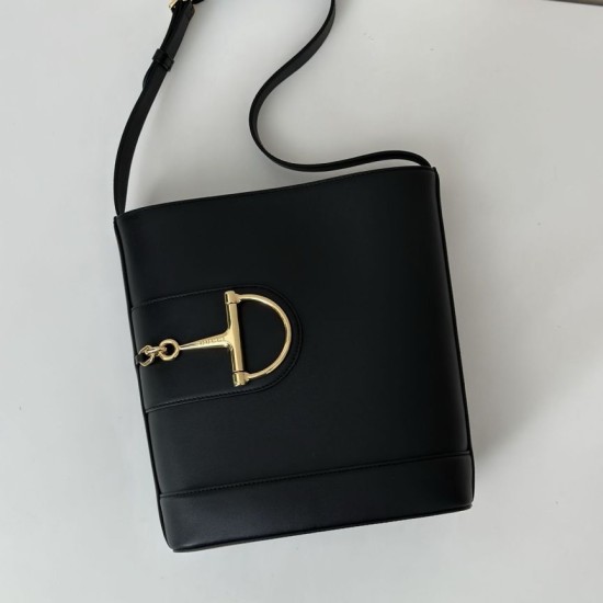 Replica Gucci 833660 Borse Alta Qualità a secchiello piccola Nera Imitazioni Replica qualità specchio Gucci 833660 Borse Alta Qualità a secchiello piccola Nera