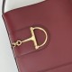 Replica qualità specchio Gucci 833660 Borsa a secchiello piccola Bordeaux