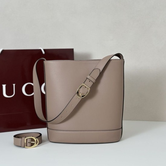 Replica qualità specchio Gucci 833660 Borsa a secchiello piccola Rosa