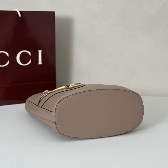 Replica qualità specchio Gucci 833660 Borsa a secchiello piccola Rosa
