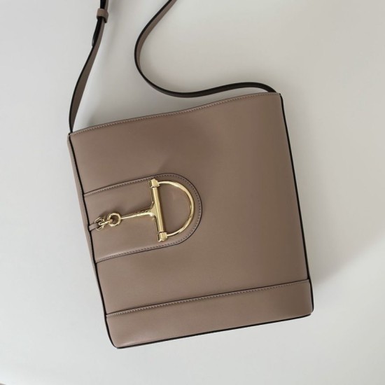 Replica qualità specchio Gucci 833660 Borsa a secchiello piccola Rosa