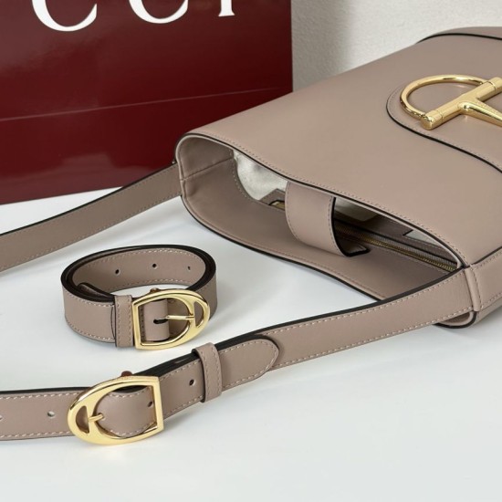 Replica qualità specchio Gucci 833660 Borsa a secchiello piccola Rosa