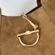 Replica Borsa a mano media Gucci Softbit in pelle scamosciata 837467 Marrone Imitazioni Replica qualità specchio Borsa a mano media Gucci Softbit in pelle scamosciata 837467 Marrone