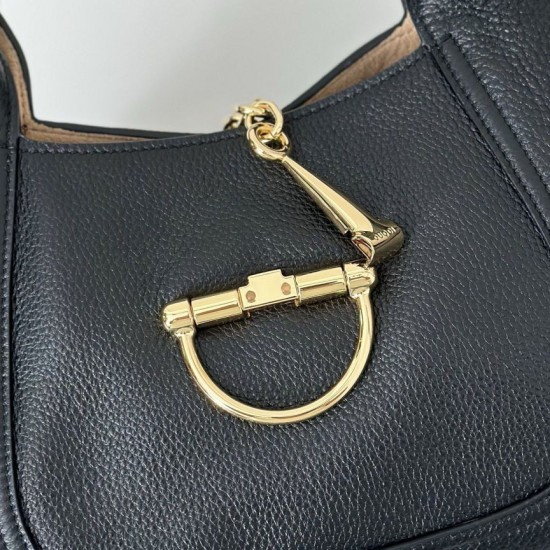 Replica qualità specchio Borsa a mano media Gucci Softbit 837467 Nero