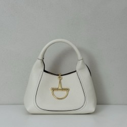 Borse Firmate Replica a mano media Gucci Softbit 837467 Bianco