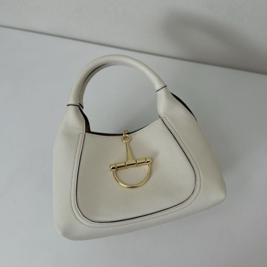 Replica qualità specchio Borse Firmate  a mano media Gucci Softbit 837467 Bianco