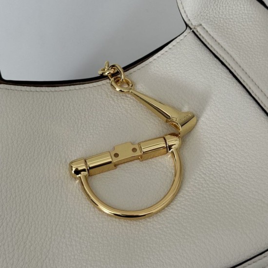 Replica qualità specchio Borse Firmate  a mano media Gucci Softbit 837467 Bianco