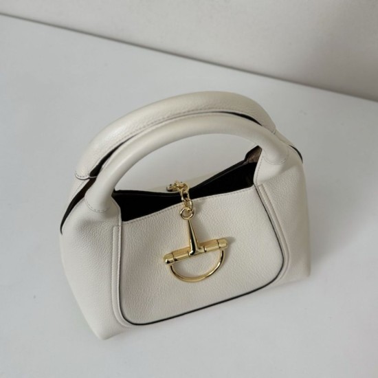 Replica qualità specchio Borse Firmate  a mano media Gucci Softbit 837467 Bianco