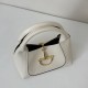 Replica qualità specchio Borse Firmate  a mano media Gucci Softbit 837467 Bianco