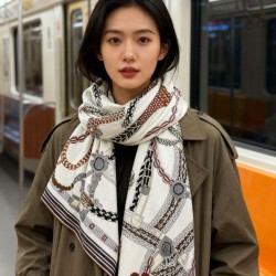 Replica qualità specchio Qualità superiore replica Foulard quadrato in velluto intrecciato a mano Hermès, 140