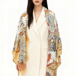 Replica Pari all'originale replica Hermès Rare Treasures Fazzoletto in cashmere reversibile 140 03 Imitazioni Replica qualità specchio Pari all'originale replica Hermès Rare Treasures Fazzoletto in cashmere reversibile 140 03