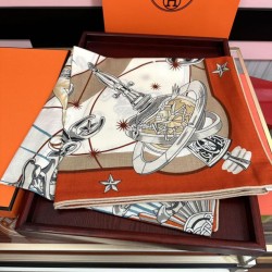 Replica Sciarpa in seta Hermès Starry Night Chorus e fazzoletto quadrato in cashmere 140 Imitazioni Replica qualità specchio Sciarpa in seta Hermès Starry Night Chorus e fazzoletto quadrato in cashmere 140