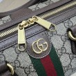 Borsa a mano media Gucci Ophidia GG 772065 Marrone