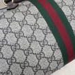 Borsa a mano media Gucci Ophidia GG 772065 Marrone