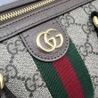 Borsa a mano media Gucci Ophidia GG 772065 Marrone