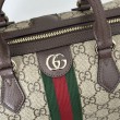 Borse Replica bauletto grande Gucci Ophidia Marrone 836824