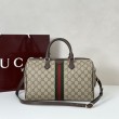 Borse Replica bauletto grande Gucci Ophidia Marrone 836824