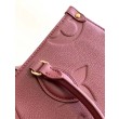 Bora Pari all'originale replica tote LV Onthego MM M45607 M45595 Rosso