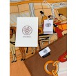Cashmere reversibile Hermès Rare Treasures Fazzoletto 140 01