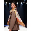 Cashmere reversibile Hermès Rare Treasures Fazzoletto 140 01