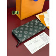Pari all'originale replica di alta qualità LV M27178 Portafoglio orizzontale Zippy Verde Pari all'originale replica di alta qualità LV M27178 Portafoglio orizzontale Zippy Verde