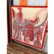 Fazzoletto Hermès in cashmere e seta Ondsdemarch 140 rosso