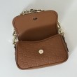 Gucci 847448 Borsa a tracolla piccola GG Emblem Marrone